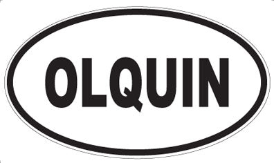 OLQUIN - Oval Sticker