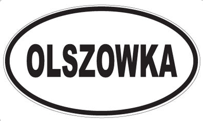 OLSZOWKA - Oval Sticker