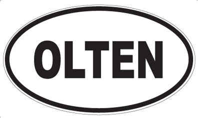 OLTEN - Oval Sticker