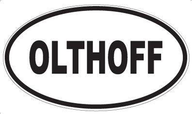 OLTHOFF - Oval Magnet
