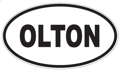 OLTON - Oval Sticker