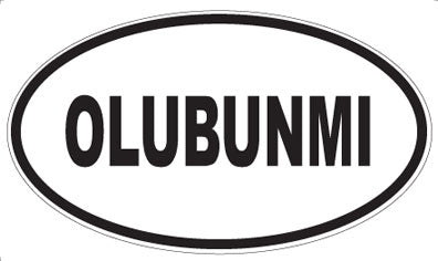 OLUBUNMI - Oval Magnet