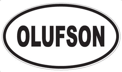 OLUFSON - Oval Magnet