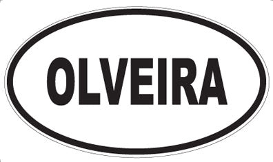 OLVEIRA - Oval Sticker