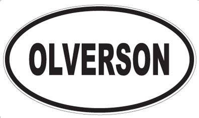 OLVERSON - Oval Magnet