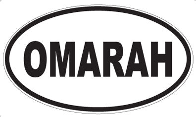 OMARAH - Oval Sticker