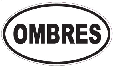 OMBRES - Oval Sticker