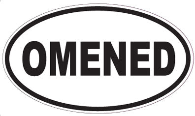 OMENED - Oval Sticker