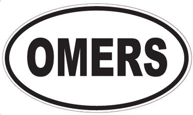 OMERS - Oval Sticker