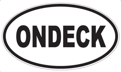 ONDECK - Oval Magnet