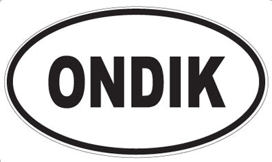 ONDIK - Oval Magnet