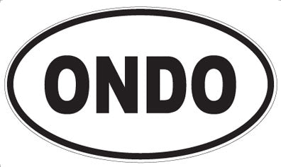ONDO - Oval Magnet