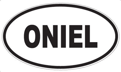 ONIEL - Oval Magnet