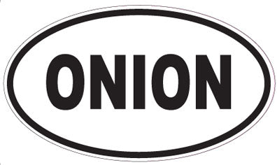 ONION - Oval Magnet