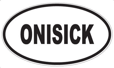 ONISICK - Oval Sticker