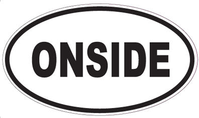 ONSIDE - Oval Sticker