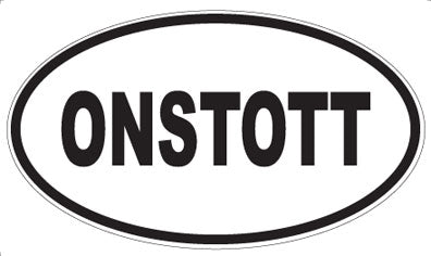 ONSTOTT - Oval Magnet