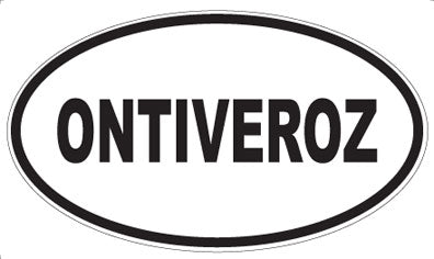 ONTIVEROZ - Oval Sticker
