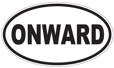 ONWARD - Oval Sticker