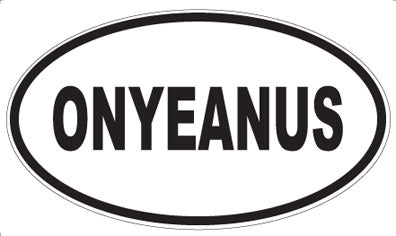 ONYEANUS - Oval Magnet