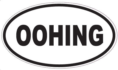 OOHING - Oval Sticker