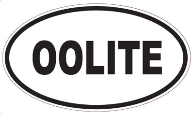 OOLITE - Oval Sticker