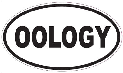 OOLOGY - Oval Sticker