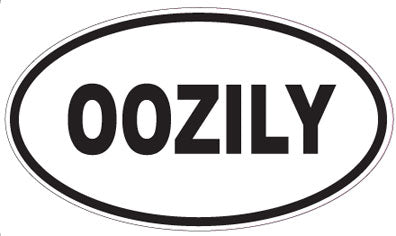 OOZILY - Oval Sticker