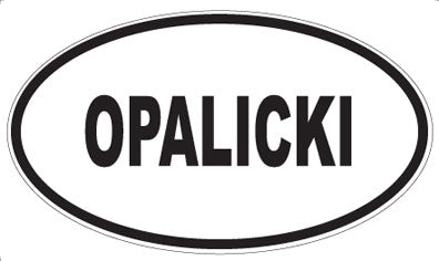 OPALICKI - Oval Magnet