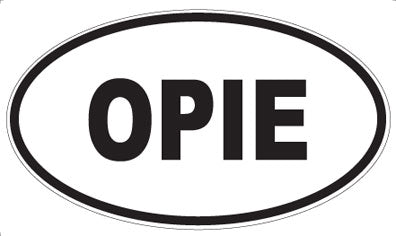 OPIE - Oval Magnet