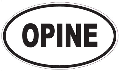 OPINE - Oval Magnet