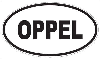 OPPEL - Oval Sticker