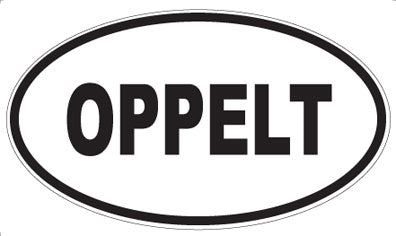 OPPELT - Oval Sticker