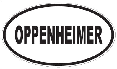 OPPENHEIMER - Oval Magnet