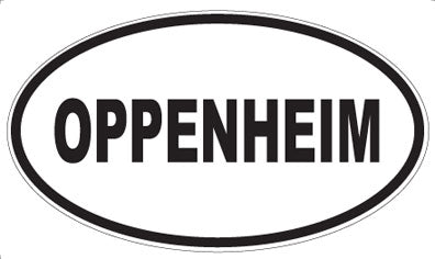 OPPENHEIM - Oval Magnet
