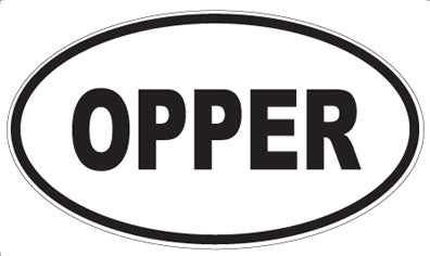 OPPER - Oval Magnet