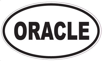 ORACLE - Oval Sticker