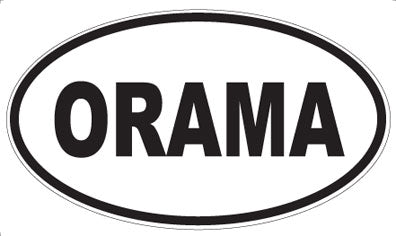 ORAMA - Oval Sticker