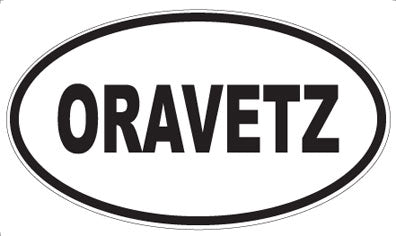 ORAVETZ - Oval Magnet