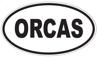ORCAS - Oval Magnet