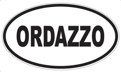 ORDAZZO - Oval Magnet