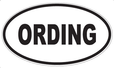 ORDING - Oval Magnet