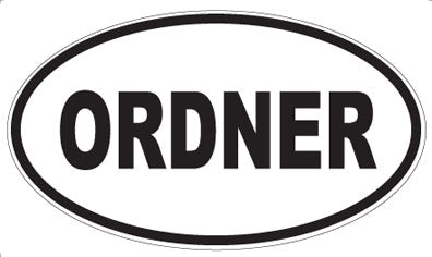 ORDNER - Oval Magnet