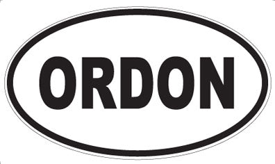 ORDON - Oval Magnet