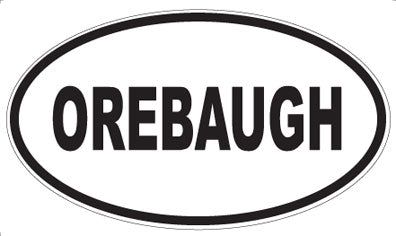 OREBAUGH - Oval Magnet