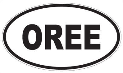 OREE - Oval Sticker