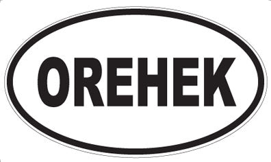 OREHEK - Oval Sticker