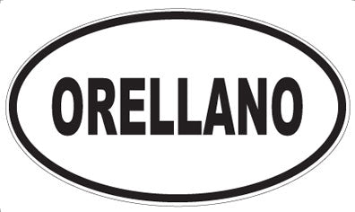 ORELLANO - Oval Magnet