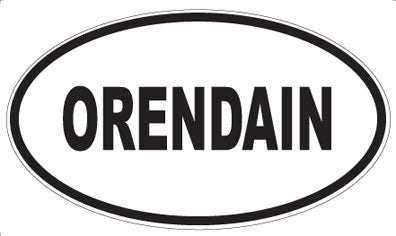 ORENDAIN - Oval Magnet