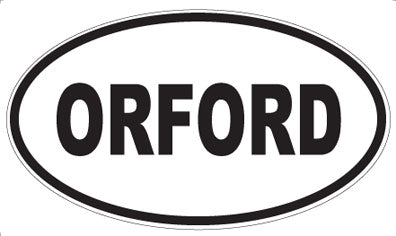 ORFORD - Oval Sticker